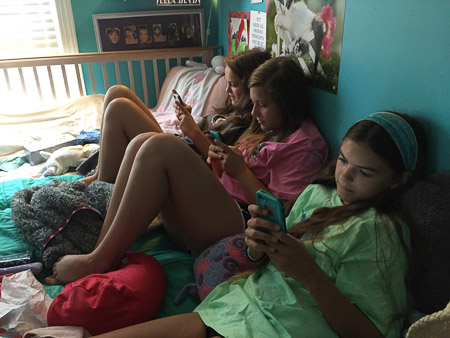 Ania, Alivia, and Ella