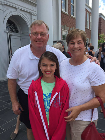 Pop, Grammie, and Ella
