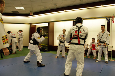 laughing during sparring?!