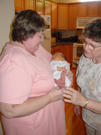 Grandma and Great Grandma Oooing!!