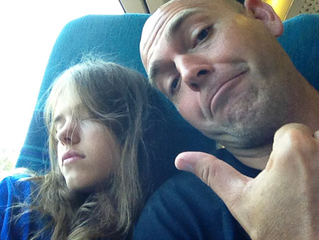 Train travel makes me sleepy