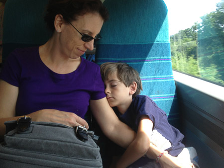 Train travel makes me sleepy