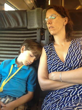 Train travel makes me sleepy