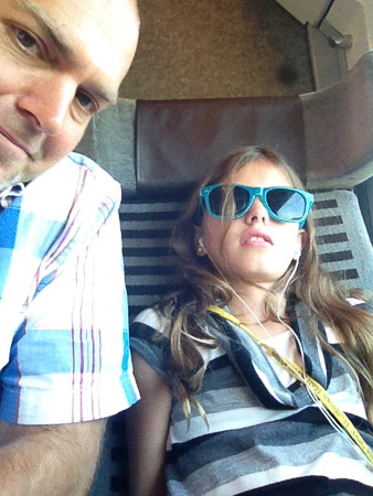 Train travel makes me sleepy