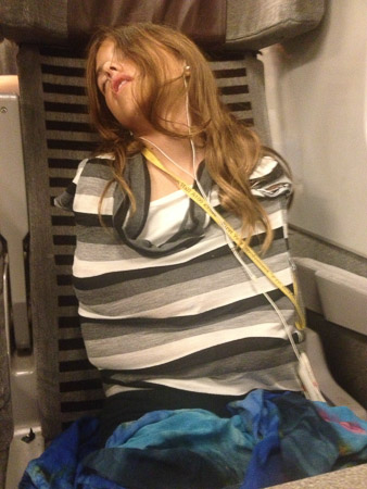 Train travel makes me sleepy