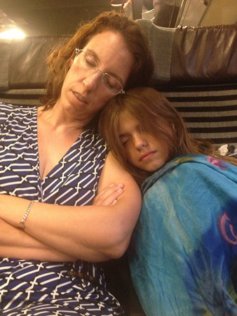 Train travel makes me sleepy