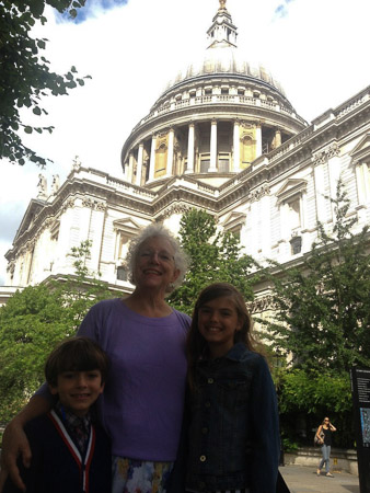 St. Paul's Cathedral with Nana
