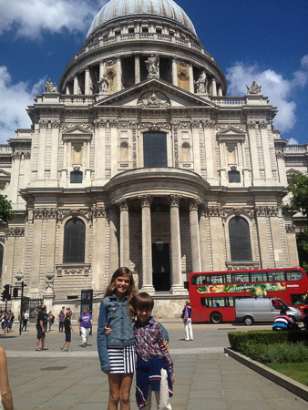 St. Paul's Cathedral with Nana