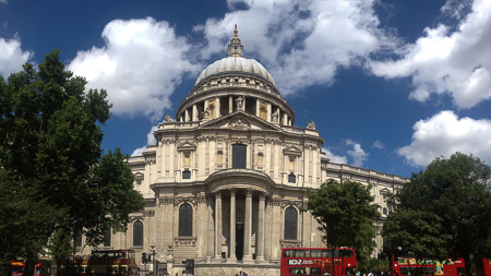 St. Paul's Cathedral with Nana