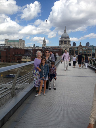 St. Paul's Cathedral with Nana