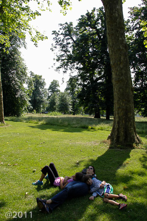 resting in Hyde Park