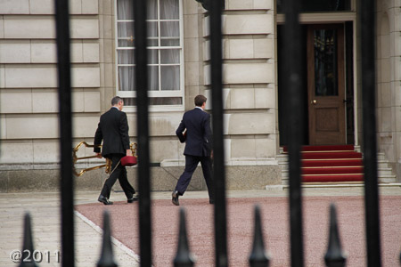 Going to see the easel with the Prince announcement