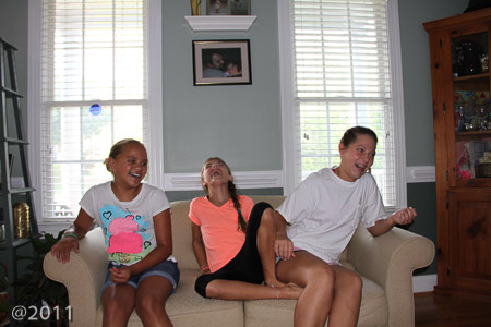 Visit with Lily, Ella, and Olivia 
