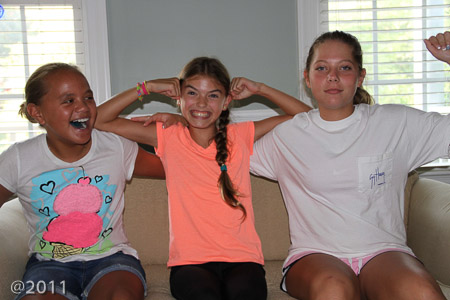 Visit with Lily, Ella, and Olivia 