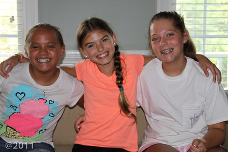Visit with Lily, Ella, and Olivia 