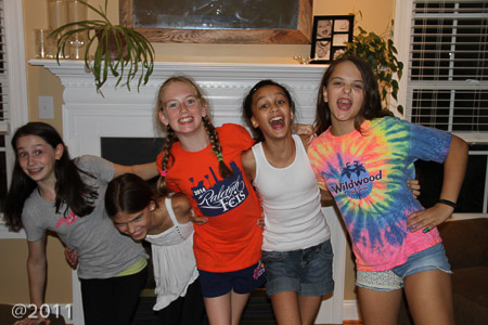 Joelle, Ella, Kaitlyn, Adele, and Ania