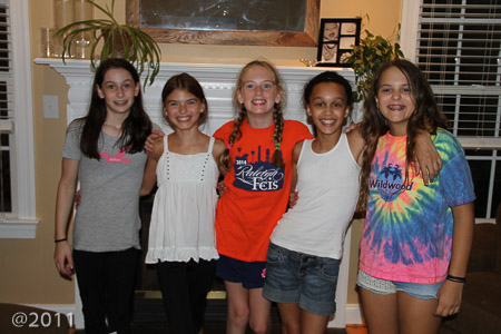 Joelle, Ella, Kaitlyn, Adele, and Ania