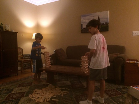 KAPLA challenge with Noah and Jonah