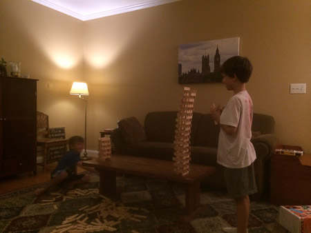 KAPLA challenge with Noah and Jonah