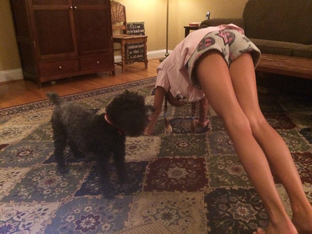Yoga and stretching with Farley
