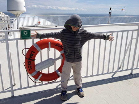 Train to Ferry to Dublin Ireland