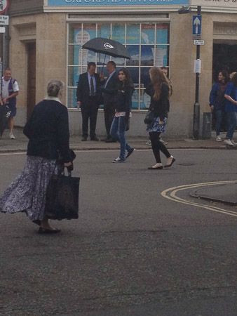 Saw Inspector Lewis being filmed in Oxford