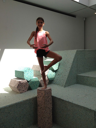 Brutalist Playground--the kiddos favorite place to hang out