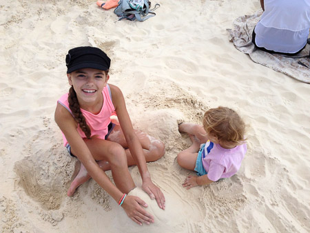 Beach day at the Olympic Park