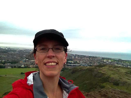 Made it to the top. Could hear Walk the Moon from Edinburgh Castle!
