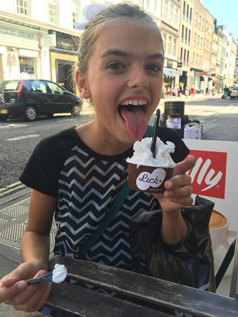 Lick for lemon sorbet