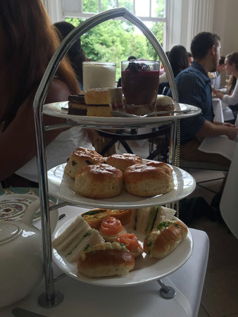 Tea at the Orangery with the students from Engineering in London program