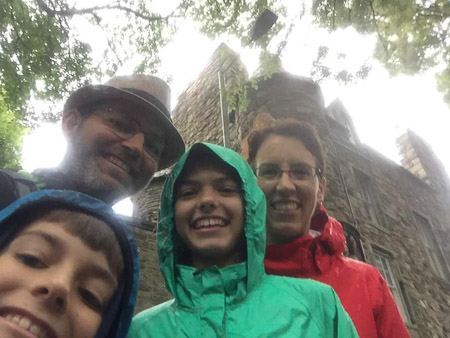 Rain kept us from going all the way up to Arthur's Seat
