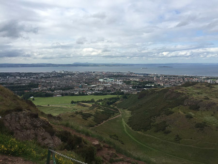 view from Arthur's Seat