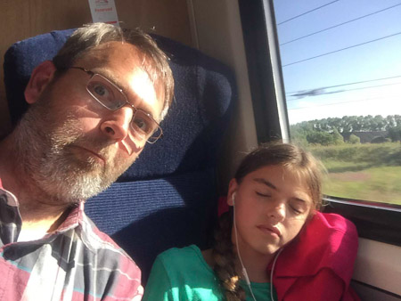 traveling back to London
