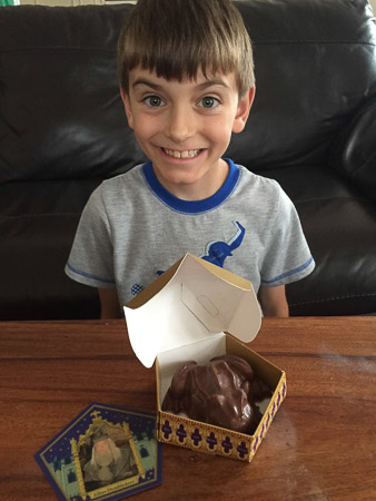 Jonah's chocolate frogs