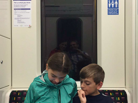 on our way to the Science Museum
