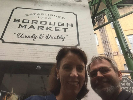 Lunch date at the Borough Market