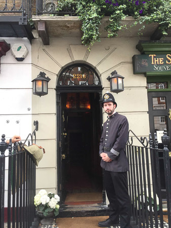 Sherlock Holmes House on 221B Baker Street