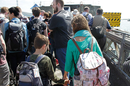 Train to Ferry to Dublin Ireland