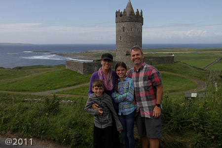 Doonagore Castle near Cliffs of Moher 