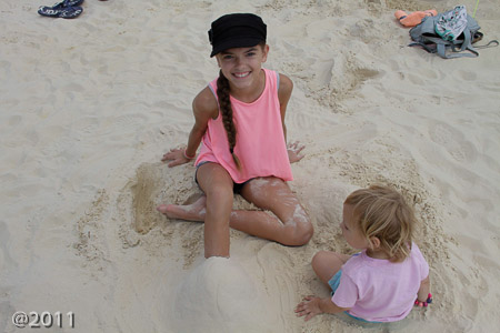 Beach day at the Olympic Park
