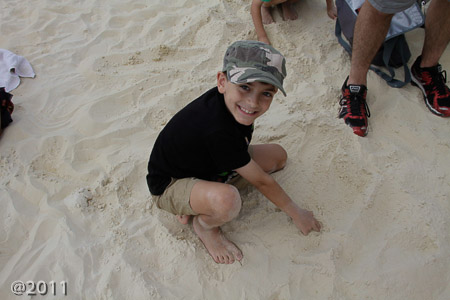 Beach day at the Olympic Park