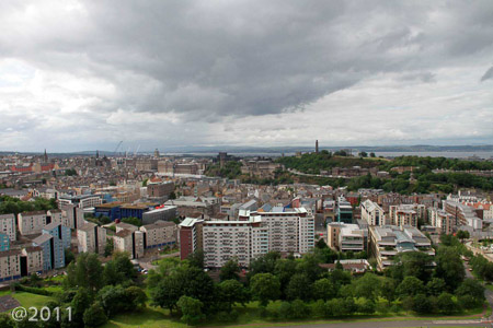 Climbing up to Arthur's Seat