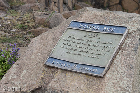 Climbing up to Arthur's Seat