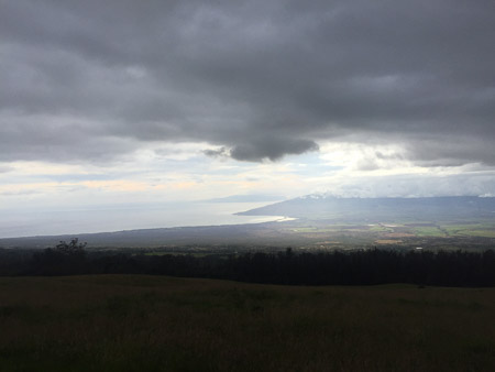 on the way up Haleakala 