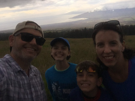on the way up Haleakala 