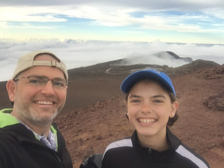 along the path at Haleakala