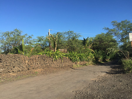 end of the road south of Wailea