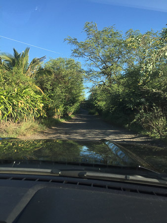 end of the road south of Wailea