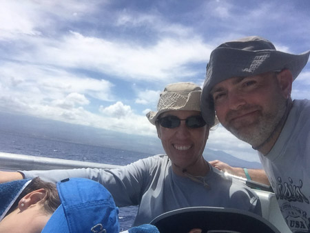 on our way to the crater